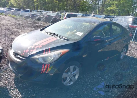 2011 Hyundai Elantra Gls (Ulsan Plant) z USA, uszkodzony, nr VIN KMHDH4AE3BU103657